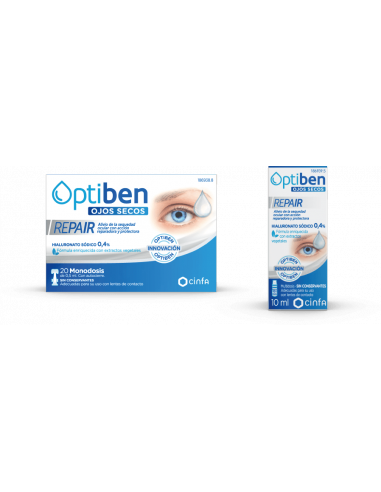 OPTIBEN OJOS SECOS REPAIR 20 MONODOSIS
