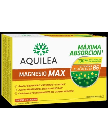 AQUILEA MAGNESIO MAX 30 COMPRIMIDOS
