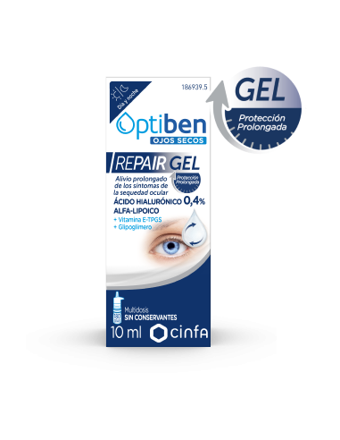 OPTIBEN REPAIR GEL 1 ENVASE 10 ML